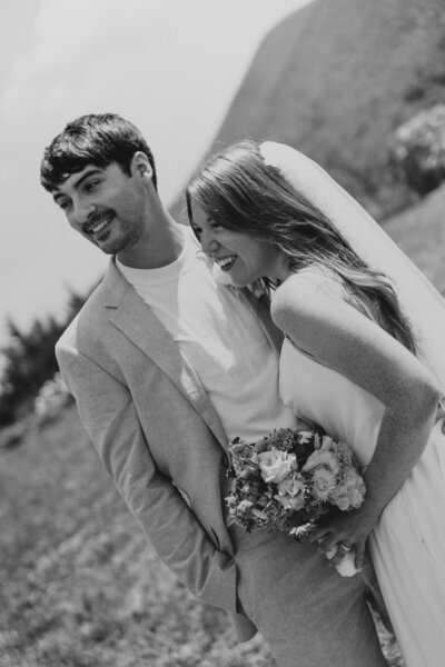 couple smiling together