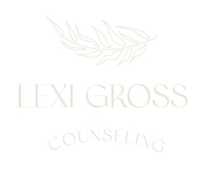 Lexi Gross Counseling PLLC Logo, which links to the website home page
