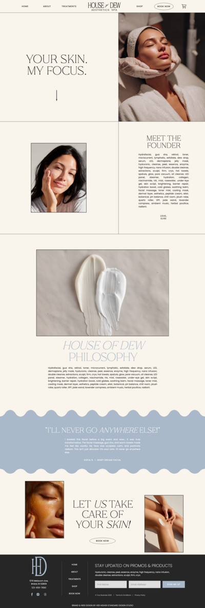 Feminine Showit template with modern layouts and strategic design for ambitious women-owned businesses.