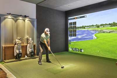 Practice your swing at TeeBox in Cave Creek