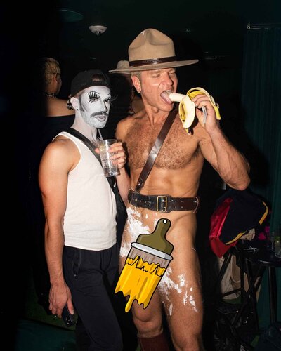 Brent Ray Fraser Eating Banana McKittrick Hotel NYC 2023