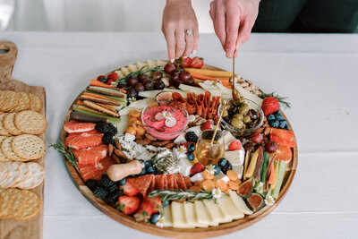 nh wedding grazing cheese board