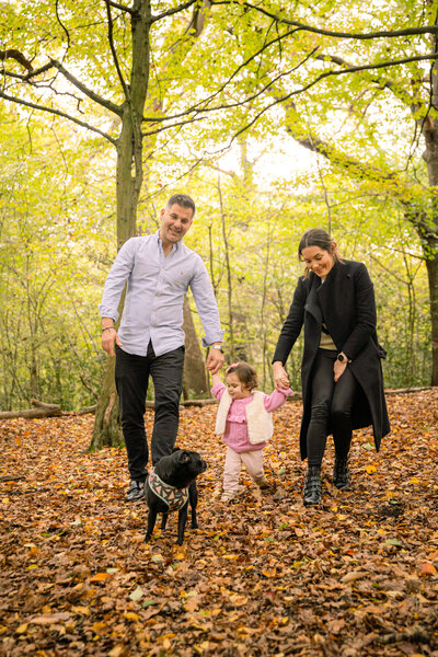 Autumn inspired family photography outdoors
