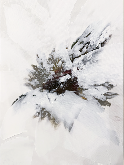 Original abstract painting exploring truth and beauty – contemporary fine art from the Beauty in Chaos & Flower Bombs collections