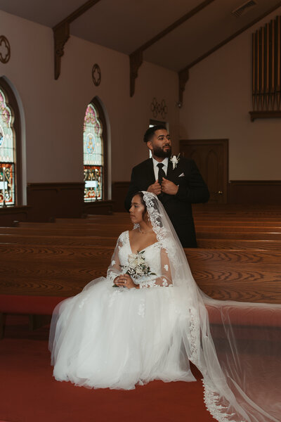 Wedding Photo captured by River and Sage at the Willow Valley Chapel in Lancaster, PA