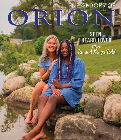 Jen & Daughter Kenya on the cover of Orion Magazine