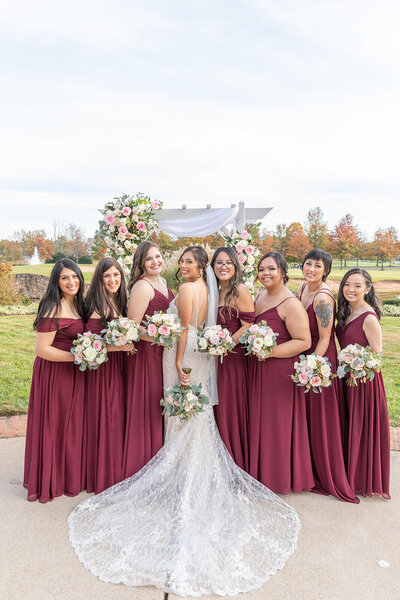 fall wedding at The Regency in Dominion Valley