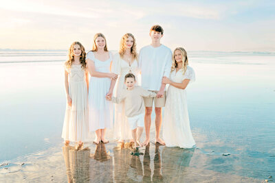 Encinitas family photographer Tristan Quigley shows off her own familyr