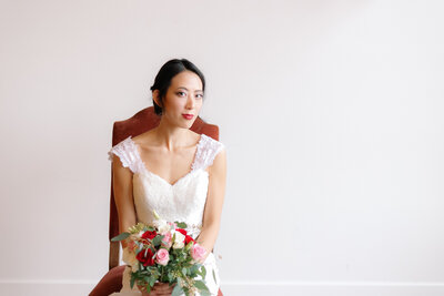 Bridals and wedding flowers image by Colorful Destination Wedding photographer Jess Rene