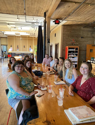 Photo of Rising Tide members at a meetup