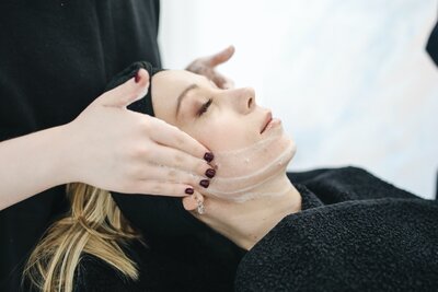 Women getting a Laser treatment