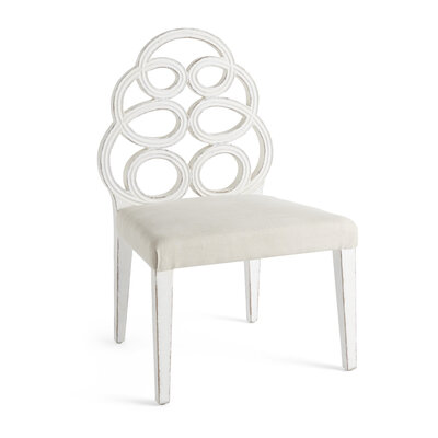White Linen Wood Chair Dining Chair Progression By Design