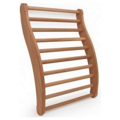 ergonomic backrest for infrared sauna