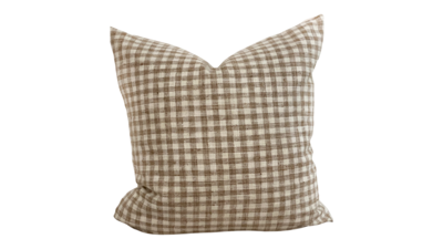 Shop the Everett check Pillow Cover at www.nicolekahnhome.etsy.com
