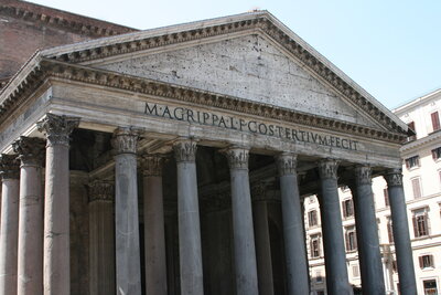 The Pantheon in Rome, Italy