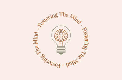 circle logo with brain and lightbulb icon in the middle
