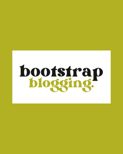 boostrap blogging course logo