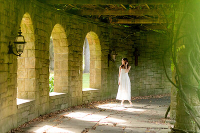 Mount Assis gardens senior portrait session