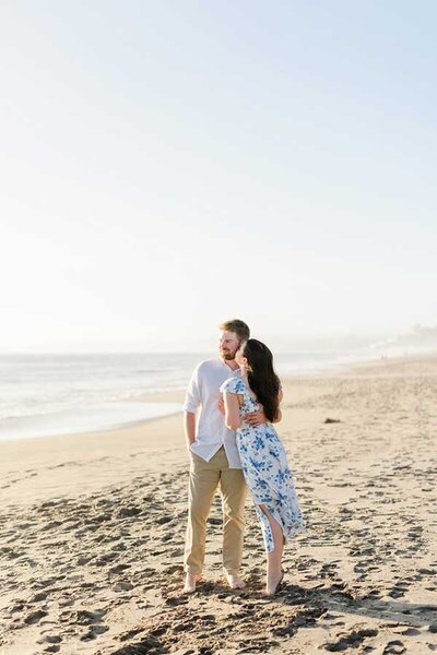 half moon bay engagement photographer