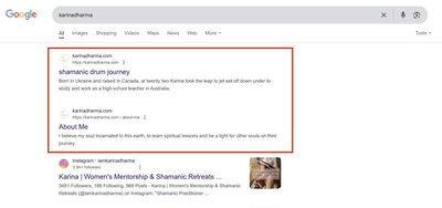 seo result