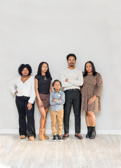 Black family photos in North Carolina