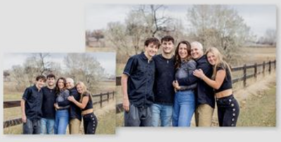 Senior portrait print that can be ordered after the gallery is revealed