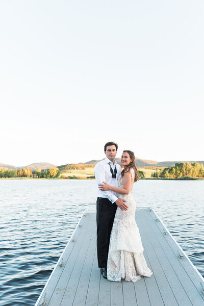 Catamount Ranch lake view for wedding