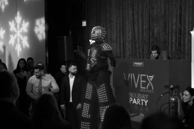 Interactive corporate entertainers including LED performers and dancers