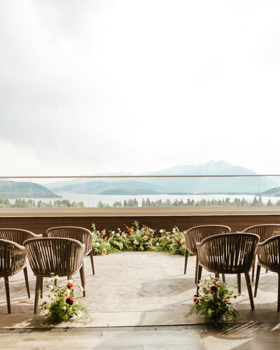 bridal party surrounds bride and groom