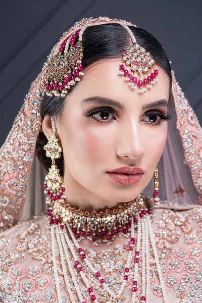 stunning indian bride portrait