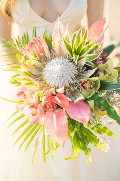 Rustic Hawaiian Maui wedding Bouquet