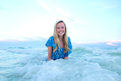 senior photograph of a client in Santa Rosa Beach