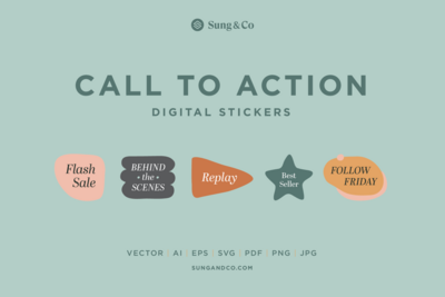 Check out our Organic Call to Action Digital Stickers in the shop.