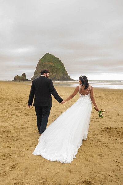 Cannon Beach Elopement Oregon Coast Elopement