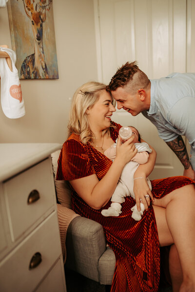 Perth newborn in home photography