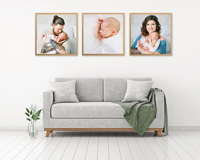 framed-photos-in-asheville-house-of-baby
