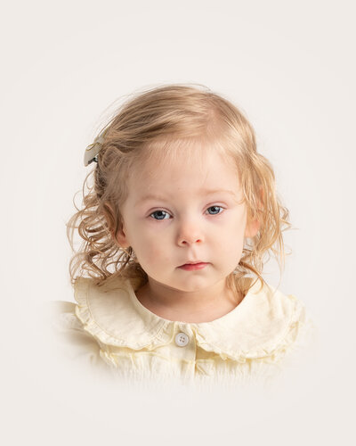 newborn baby girl swaddled picture