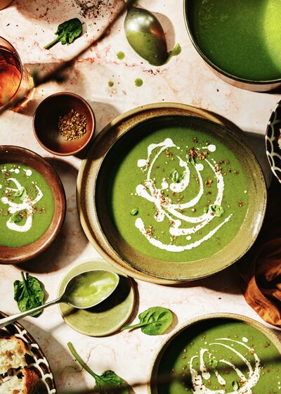 Alicja sieronski Food Photographer - Green spring soup