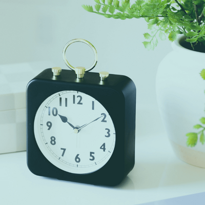 Black Desk Clock