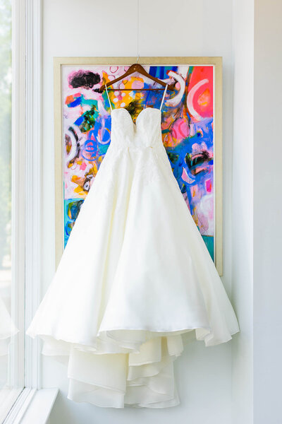 Wedding dress photo at wedding in Peachtree City