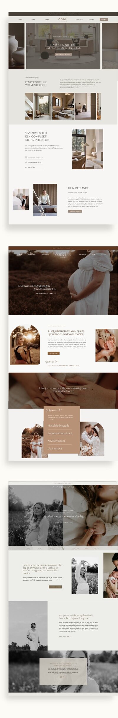 Showcase Showit websites