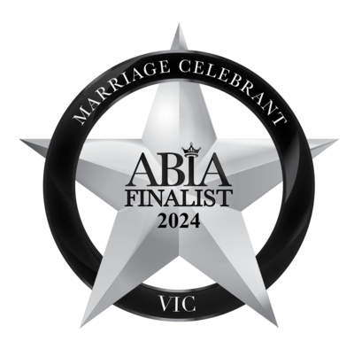ABIA logo finalist for marriage celebrant 2024