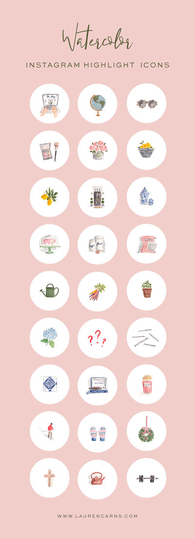 Instagram Cover Icons For Story Highlights Master Pack