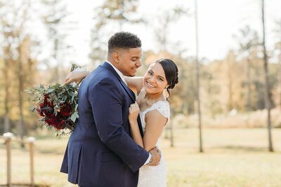 Black couple on their wedding day taken by a Wedding Photographer in Atlanta