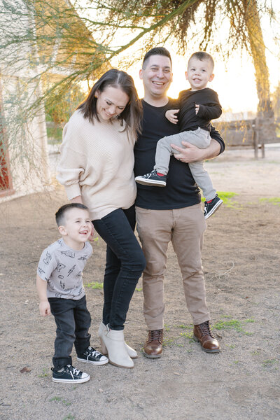 ND mom and former nurse with her family, navigating motherhood, identity, and healing from burnout