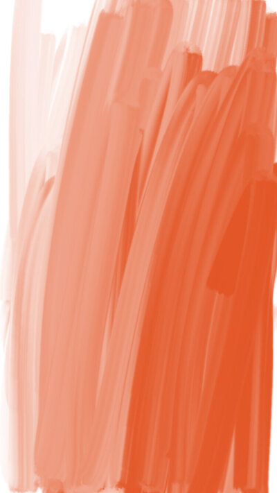 Orange Shade on White Background