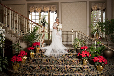 Bridal Portrait Valley Mansion Hunt Valley Maryland