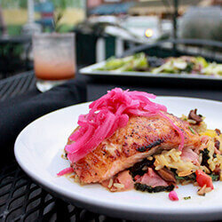 Salmon from Stanwood Grill Restaurant