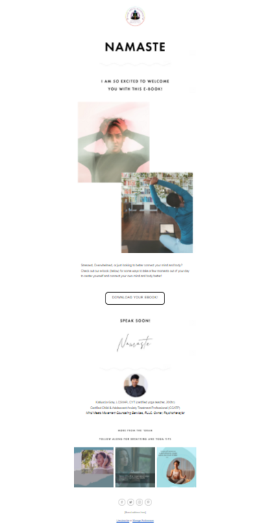 MM Flodesk Email