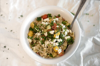 Pasta bowl at Mason Dixon Bakery & Bistro